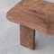 Mid-Century French Brutalist Oak Coffee Table 6
