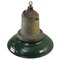 Vintage American Industrial Green Enamel & Cast Metal Pendant Lamp from Killark Electric MFG Co 3