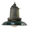Vintage American Industrial Green Enamel & Cast Metal Pendant Lamp from Killark Electric MFG Co, Image 1