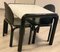 Vintage Mid-Century Marble 54A Dining Table by Gae Aulenti + 2 Chairs from Knoll International, 1970s, Set of 3 3