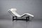 Chaise Longue LC4 avec Tissu d'Ameublement par Le Corbusier & Pierre Jeanneret pour Cassina, 1960s 2