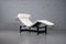 Chaise Longue LC4 avec Tissu d'Ameublement par Le Corbusier & Pierre Jeanneret pour Cassina, 1960s 5