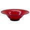 Italian Red Murano Glass Bowl by Venini, 1989 1