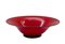 Italian Red Murano Glass Bowl by Venini, 1989 2