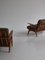 Danish Modern GE-240 Living Room Set in Oak by Hans J. Wegner for Getama 1955, Set of 4 6