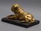 19th Century English Bronze Mastiff Dog Figure on a Stone Stand 3