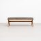 057 Civil Bench, Wood and Woven Viennese Cane with Cushion by Pierre Jeanneret for Cassina 9