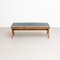 057 Civil Bench, Wood and Woven Viennese Cane with Cushion by Pierre Jeanneret for Cassina 4