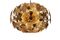 Large Brass and Glass Louis Vuitton Sputnik Chandelier from Barovier & Toso 1