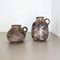 Abstract German Fat Lava Pottery Vases by Ruscha, 1960s, Set of 2, Image 2