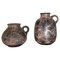 Abstract German Fat Lava Pottery Vases by Ruscha, 1960s, Set of 2 1