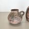 Abstract German Fat Lava Pottery Vases by Ruscha, 1960s, Set of 2 5