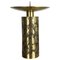 Extra Large Modernist Vintage Brutalist Brass Sculptural Candleholder, 1970s, Image 1