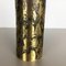 Extra Large Modernist Vintage Brutalist Brass Sculptural Candleholder, 1970s 5