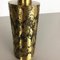 Extra Large Modernist Vintage Brutalist Brass Sculptural Candleholder, 1970s 7