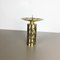 Extra Large Modernist Vintage Brutalist Brass Sculptural Candleholder, 1970s 3