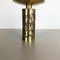 Extra Large Modernist Vintage Brutalist Brass Sculptural Candleholder, 1970s 4