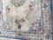 Vintage Art Deco Chinese White Field Rug 4