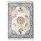 Vintage Art Deco Chinese White Field Rug 1