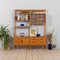 Norwegian Rival 2 Bay Free Standing Teak Wall Unit with 3 Cabinets and 3 Shelves by Kjell Riise for Brodrene Jatogs ,1960s 3