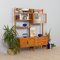 Norwegian Rival 2 Bay Free Standing Teak Wall Unit with 3 Cabinets and 3 Shelves by Kjell Riise for Brodrene Jatogs ,1960s 2