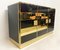 Sideboard aus Messing und Farbigem Glas, 1970er 6