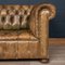 Englisches Chesterfield Ledersofa mit geknöpften Sitzen, 20. Jh., 1970er 6