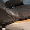 Eames Black Leather Lounge Chair & Ottoman from Vitra, 1980s, Set of 2 25
