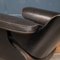 Eames Black Leather Lounge Chair & Ottoman from Vitra, 1980s, Set of 2, Image 23