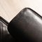 Poltrona Eames in pelle nera con poggiapiedi di Vitra, anni '80, set di 2, Immagine 27