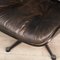 Eames Black Leather Lounge Chair & Ottoman from Vitra, 1980s, Set of 2 33