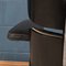 Poltrona Eames in pelle nera con poggiapiedi di Vitra, anni '80, set di 2, Immagine 21