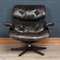 Eames Black Leather Lounge Chair & Ottoman from Vitra, 1980s, Set of 2 49