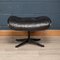 Eames Black Leather Lounge Chair & Ottoman from Vitra, 1980s, Set of 2 44