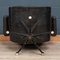 Eames Black Leather Lounge Chair & Ottoman from Vitra, 1980s, Set of 2 45