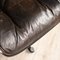 Eames Black Leather Lounge Chair & Ottoman from Vitra, 1980s, Set of 2 5