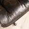 Eames Black Leather Lounge Chair & Ottoman from Vitra, 1980s, Set of 2, Image 5