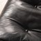 Eames Black Leather Lounge Chair & Ottoman from Vitra, 1980s, Set of 2, Image 3