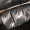 Eames Black Leather Lounge Chair & Ottoman from Vitra, 1980s, Set of 2, Image 6