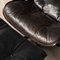 Eames Black Leather Lounge Chair & Ottoman from Vitra, 1980s, Set of 2 4