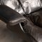 Eames Black Leather Lounge Chair & Ottoman from Vitra, 1980s, Set of 2, Image 32