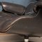 Poltrona Eames in pelle nera con poggiapiedi di Vitra, anni '80, set di 2, Immagine 24