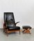 Rock'n Rest Chair & Ottoman by Rolf Rastad & Adolf Relling for Arnestad Bruk, 1950s, Set of 2, Image 1