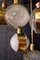 Italian Modern Brass & Glass Sconces, Set of 2, Image 9