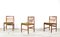 Teak und Baumwolle Stühle von Meredew, 1960er, 4er Set 5