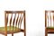 Teak and Cotton Chairs by Meredew, 1960s, Set of 4 7