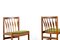 Chaises en Teck et Coton par Meredew, 1960s, Set de 4 3