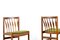 Teak and Cotton Chairs by Meredew, 1960s, Set of 4 3