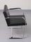 Black Leather Brno Chair by Mies Van Der Rohe 4