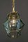 Lanterne Art Déco avec Verres Taillés, 1920s 4